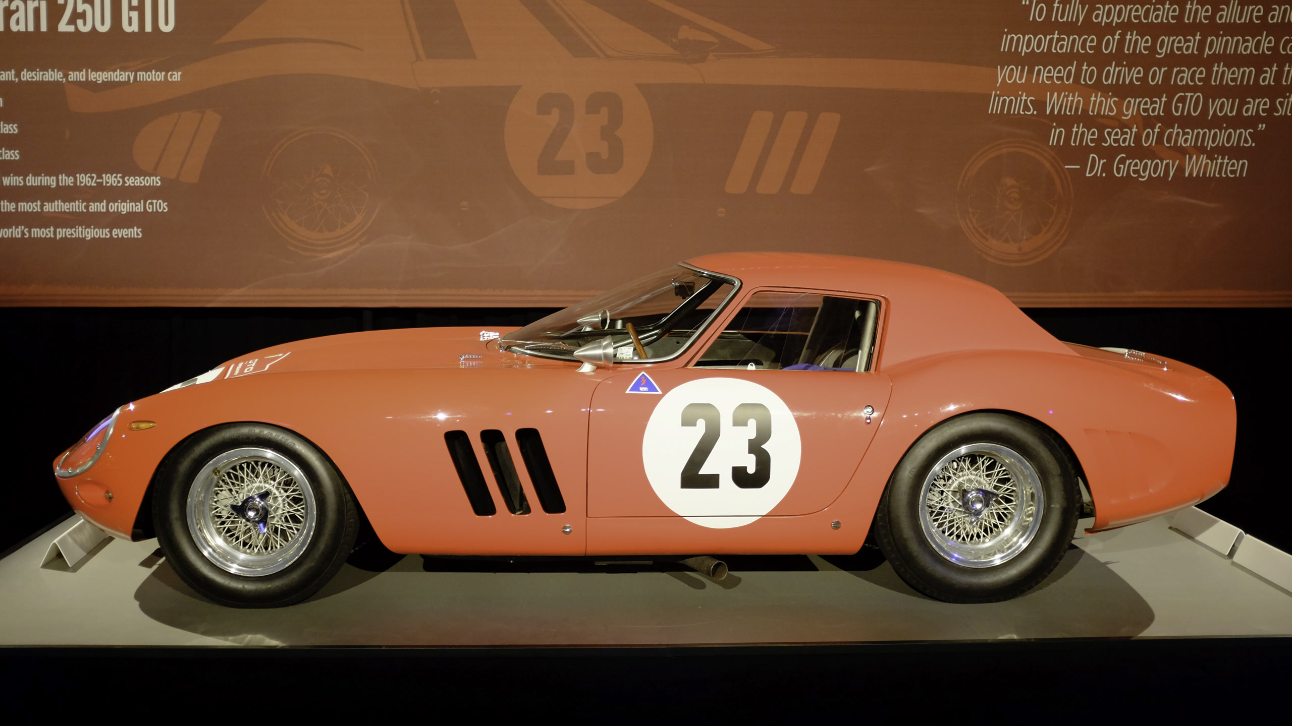 Historical illustration: Ferrari 250 GTO 3413GT at RM Sotheby’s Monterey auction viewing in August 2018, not the 2026 sale. Photograph: Prova MO, via Wikimedia Commons, CC BY-SA 4.0 (https://creativecommons.org/licenses/by-sa/4.0/). Resized and cropped to 16:9; image remains under that license. Original and attribution linked below.