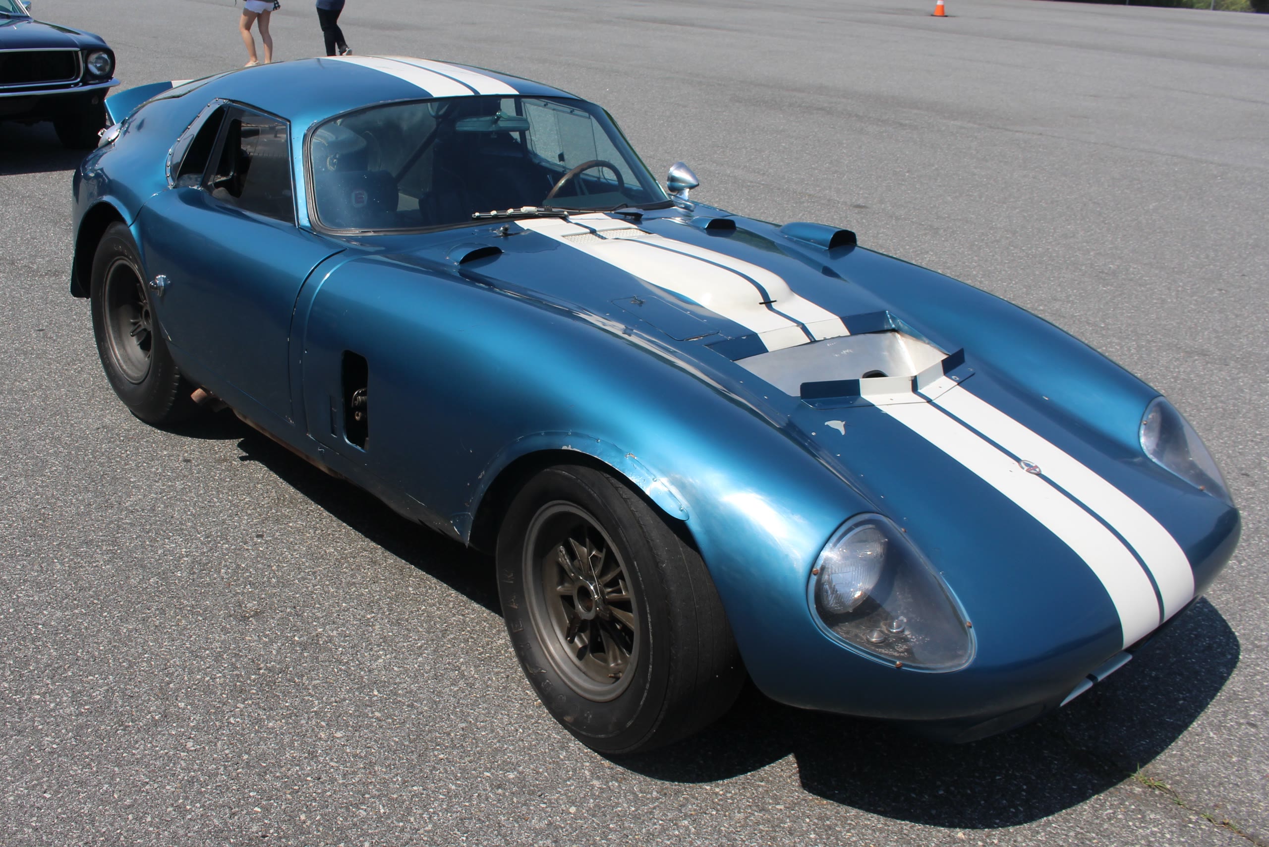Shelby Daytona Coupe CSX2287, photographed June 9, 2018. Historical illustration of the model; this is not CSX2300, the car sold at Monterey in 2026. Photo: Coolsteve11 / Wikimedia Commons, CC0 1.0 (https://creativecommons.org/publicdomain/zero/1.0/). Source: https://commons.wikimedia.org/wiki/File:1964_Shelby_Daytona_Coupe.jpg . Resized; original composition retained.