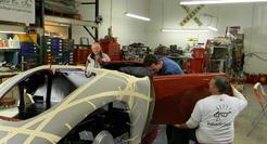 Building a Bugatti — original Motorcar Society archive image
