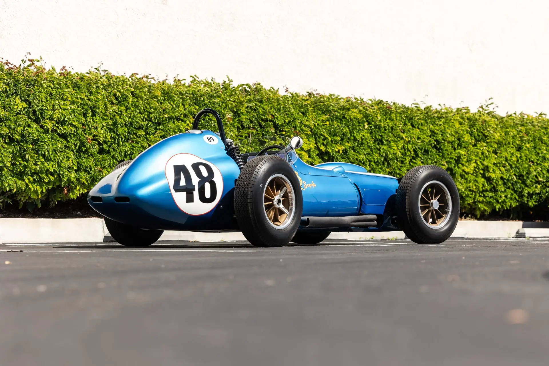 Scarab GP-2, the all-American front-engine Formula One car built by Reventlow Automobiles Inc. for the 1960 season. Photography courtesy Mecum Auctions.